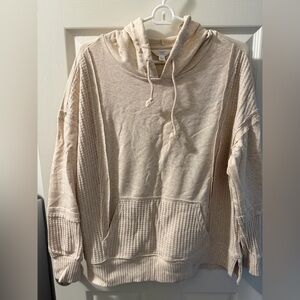 Time and Tru Light Tan Hoodie